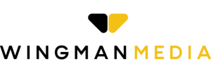Wingman Media Logo and Wordmark